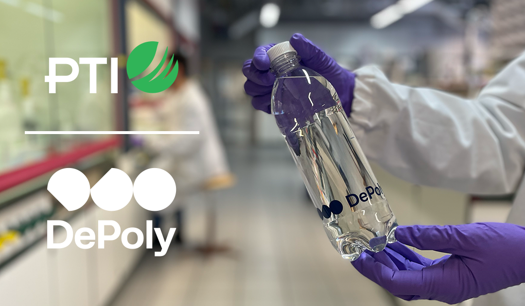 DePoly and PTI collaborate to create closed loop recycled PET bottle